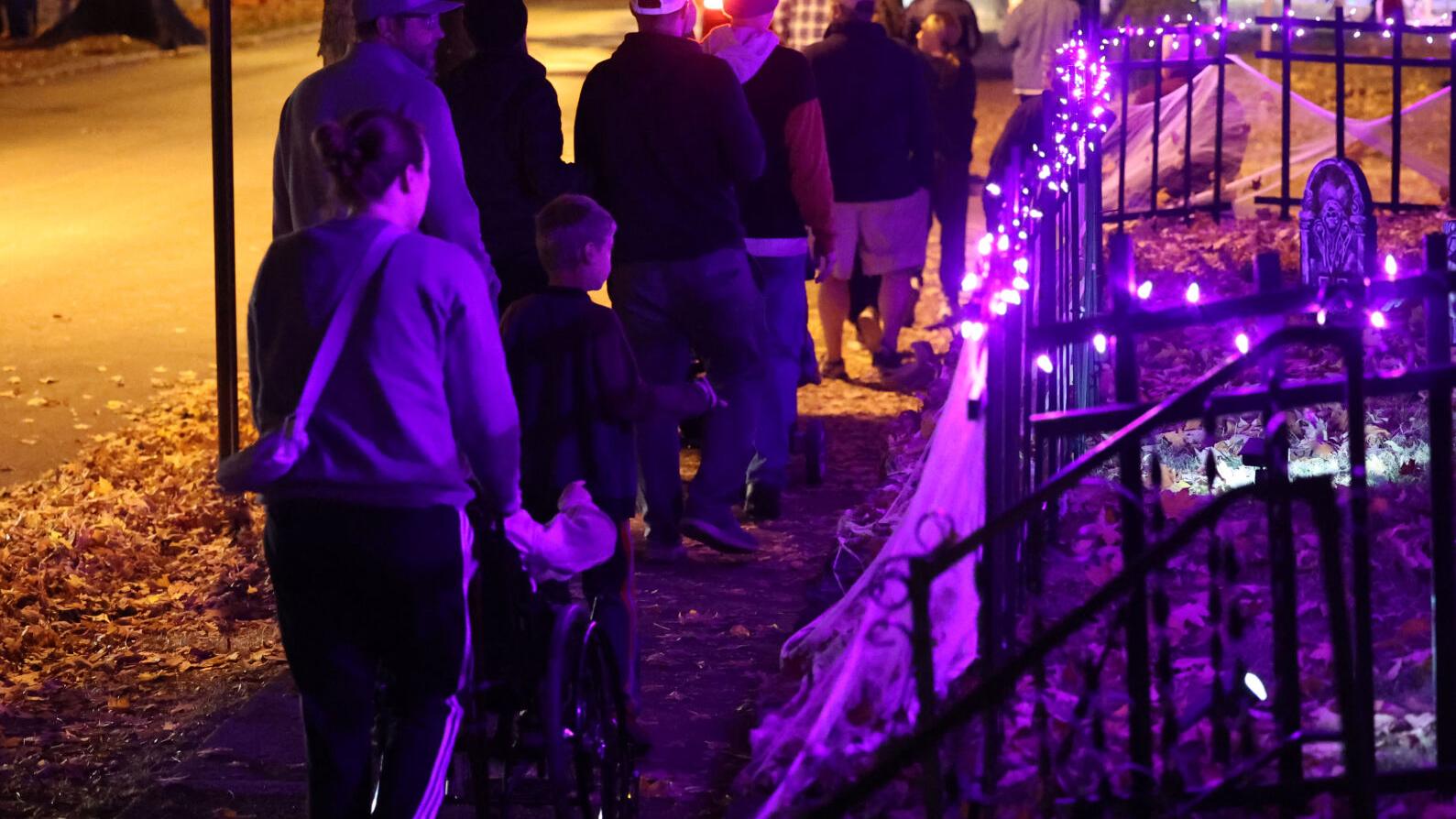 People walk the streets of Hillcrest.JPG